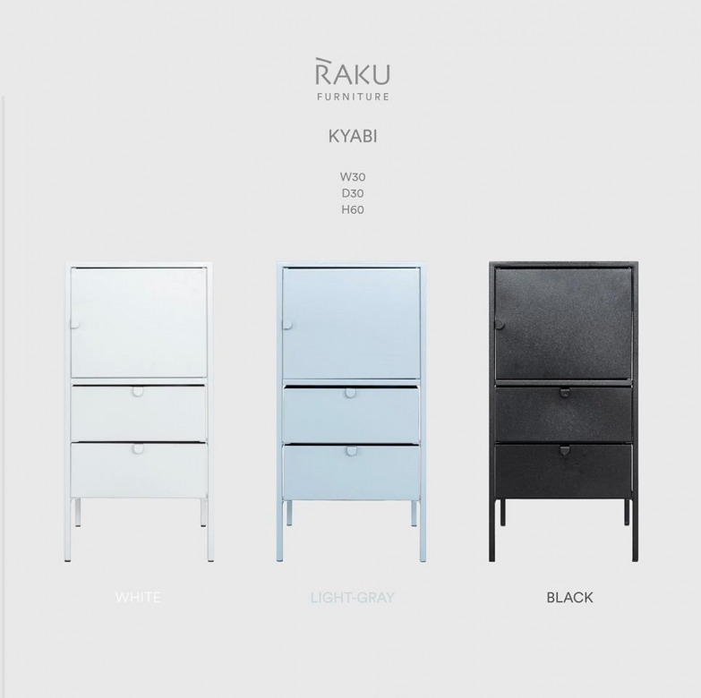 ตู้เสื้อผ้าเหล็ก Raku-Kyabi
